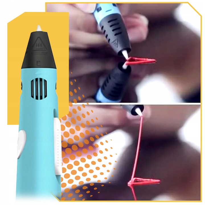 Set Creion 3D Lewer, 110m filament, ceramica, 160-210°C, multicolor