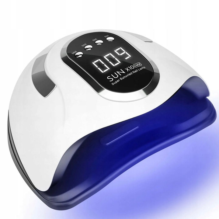 Lewer Dual LED 280W körömlámpa, 5 üzemmód, 225x200x100mm, fehér