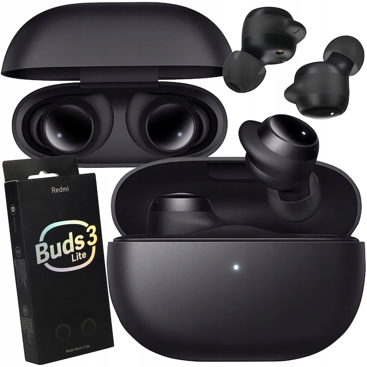 Безжични слушалки Xiaomi Redmi Buds 3 Lite, Bluetooth 5.2, шумопотискане, IP54