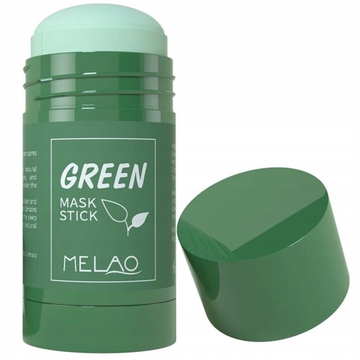 Masca de fata Green Tea Stick Melao, curatare pori, 7,5x3,7x3,6cm, 40g lewer