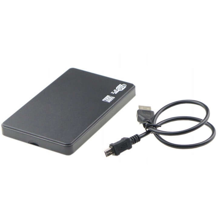 Carcasa HDD 2,5", Lewer, USB 2.0, neagra, 5 Gbit/s