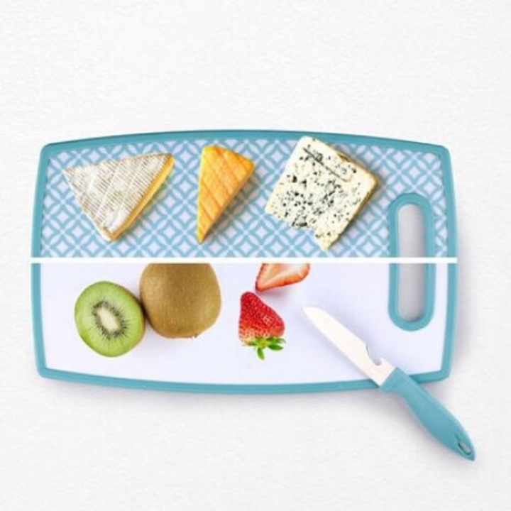 Set 2 tocatoare din plastic si cutit, Edco Alpina 24527