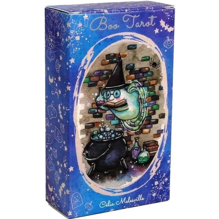 Pachet carti, Boo Tarot, Célia Melesville, 2024, 10.5 x 7.1 cm