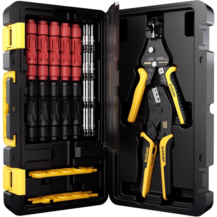DxCRIMP napelemes krimpelő szerszámkészlet, fotovoltaikus modul