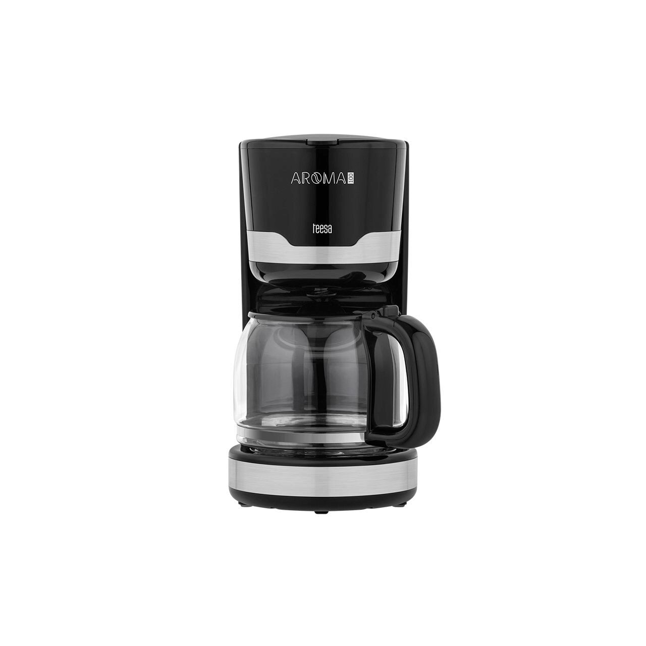 Cafetiera Teesa, bol sticla 1.5 l, 1000 W, Functie de mentinere a temperaturii