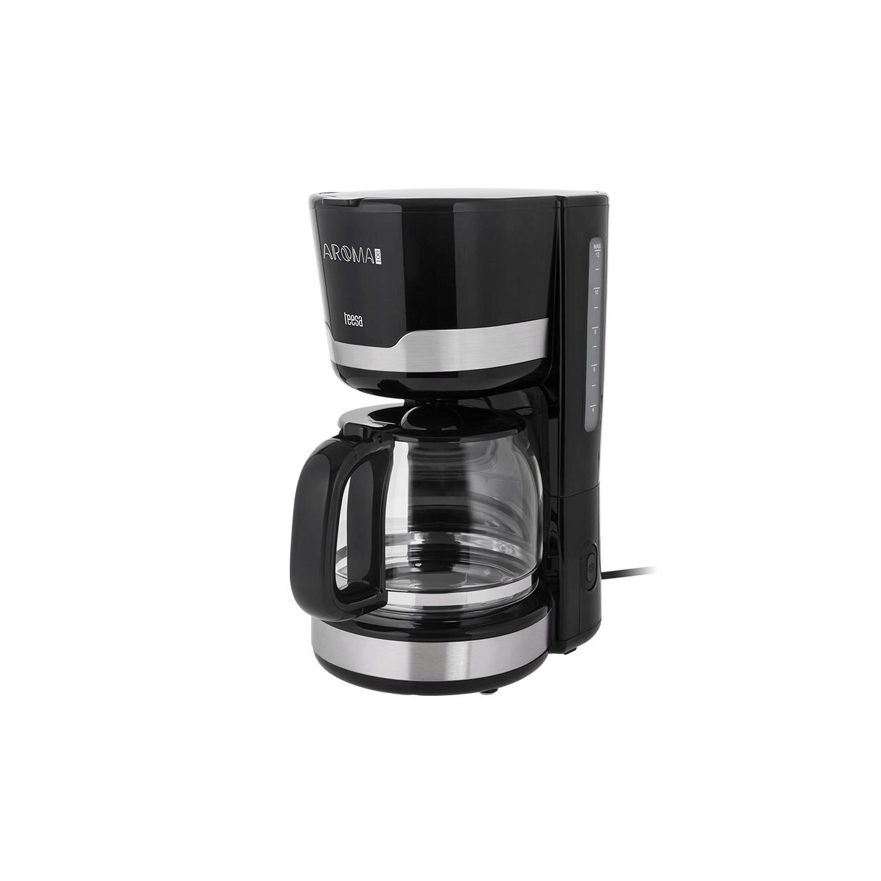 Cafetiera Teesa, bol sticla 1.5 l, 1000 W, Functie de mentinere a temperaturii