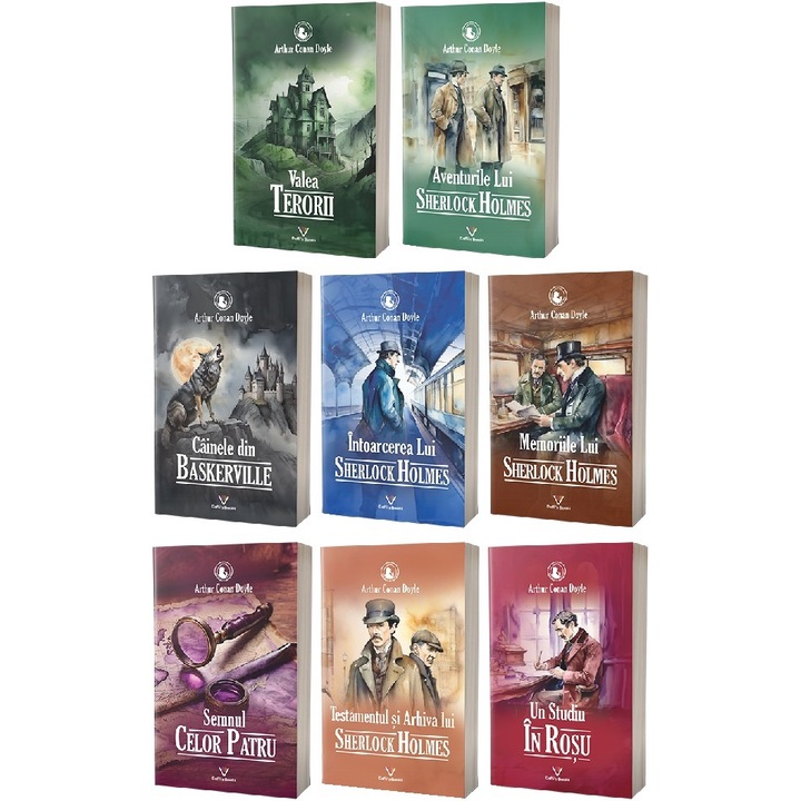 Pachet 8 Volume: Sherlock Holmes - Arthur Conan Doyle