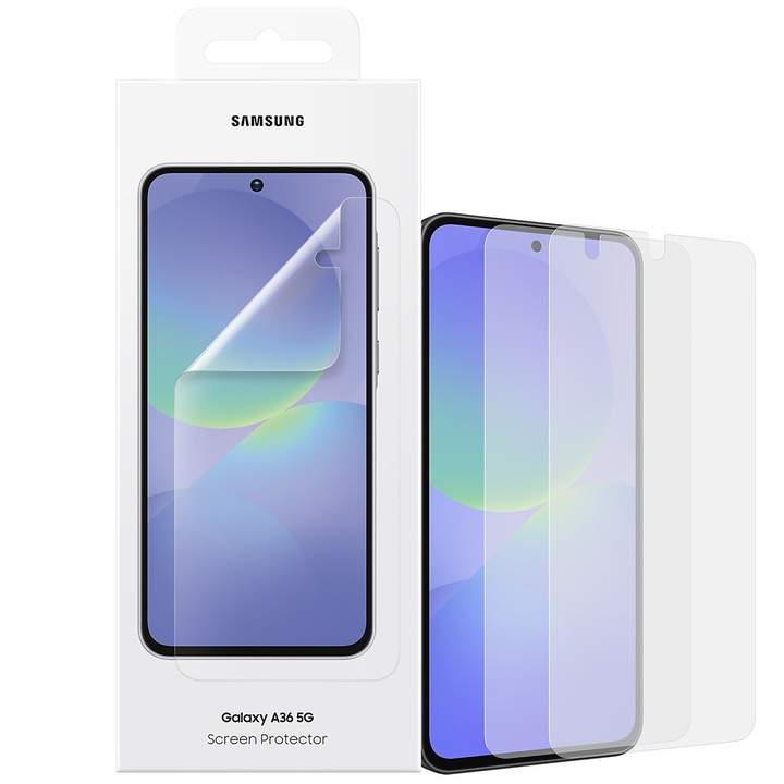 2x fólia Készlet Samsung Screen Protector kompatibilis Samsung Galaxy A36 5G, átlátszó
