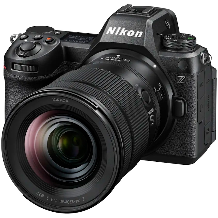 Nikon Z6 III tükör nélküli fényképezőgép, Body, Full-Frame, 24.5 MP, 6K, Fekete + 24-120 f/4 S objektív