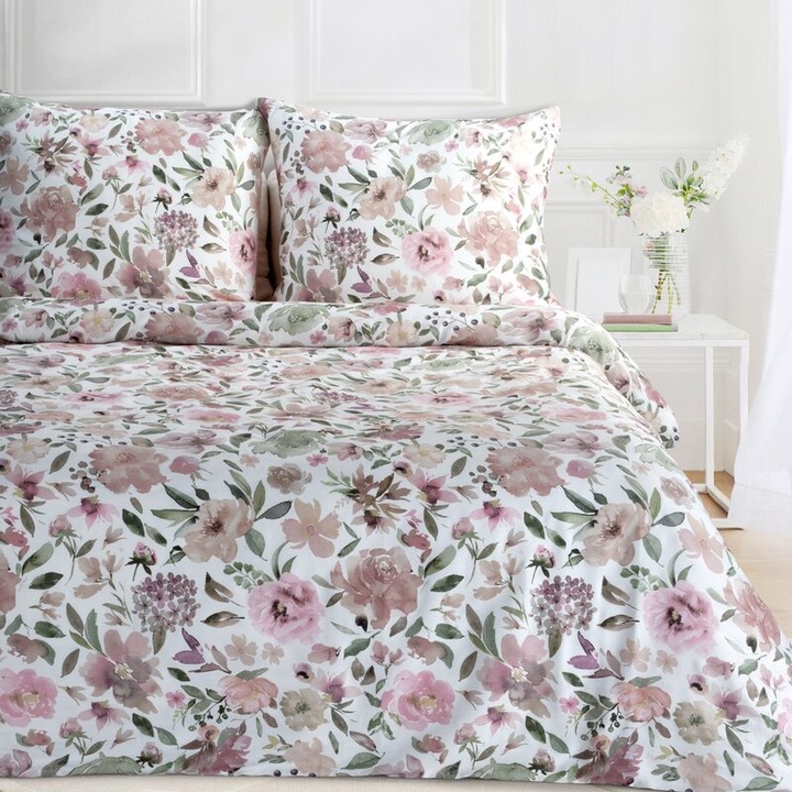 Спално бельо, Пролет, комплект, 220х200см, бяло