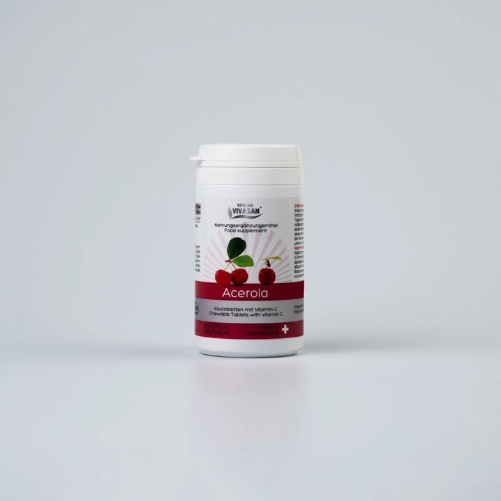 Acerola - Supliment alimentar pentru buna functionare a sistemului imunitar - 60 tablete