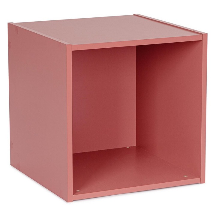 Raft lemn mdf roz 35x35x35 cm