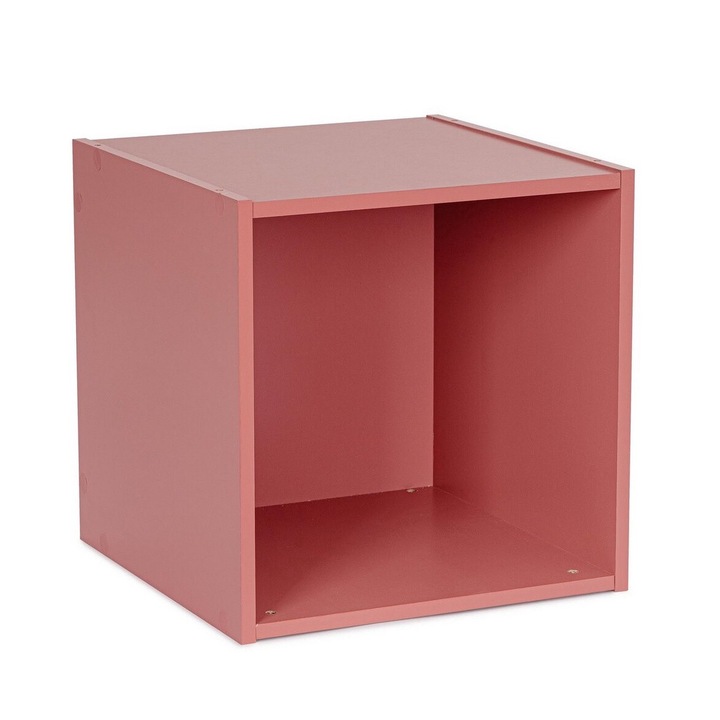 Rózsaszín MDF fapolc 35x35x35 cm