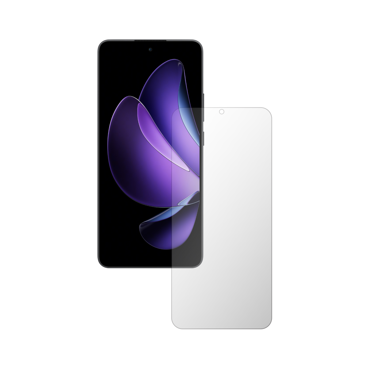Folie Protectie Ecran Folie24, pentru Oppo Reno13 F, 1X Mata cu Acoperire Totala Full-Display, Adeziva, Flexibila cu Auto Regenerare
