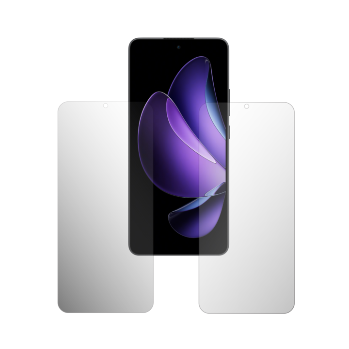 Комплект от 2X Folie24 протектори за екран, за Oppo Reno13 F, 1X Ultra-Clear + 1X Matte, подходящо за калъфа покритие (съвместимо с калъфа), залепващо, гъвкаво със саморегенериране