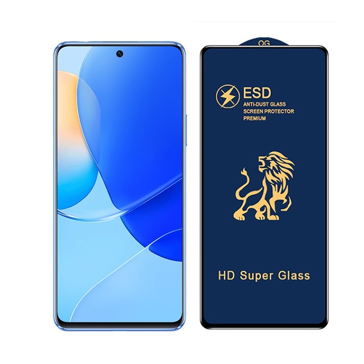 Fólia Huawei Nova 9 Se-hez, Edzett Üvegből, Evolium, Fekete