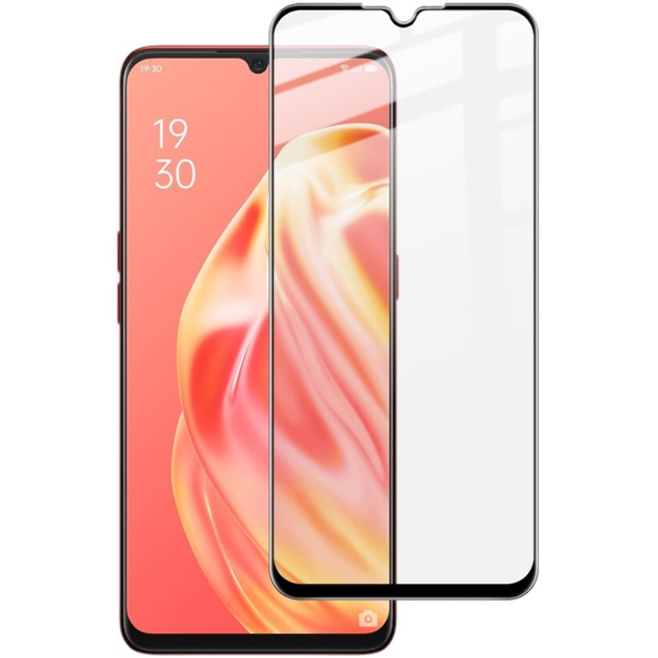 Fólia Oppo A91-hez, edzett üvegből, Evolium, fekete