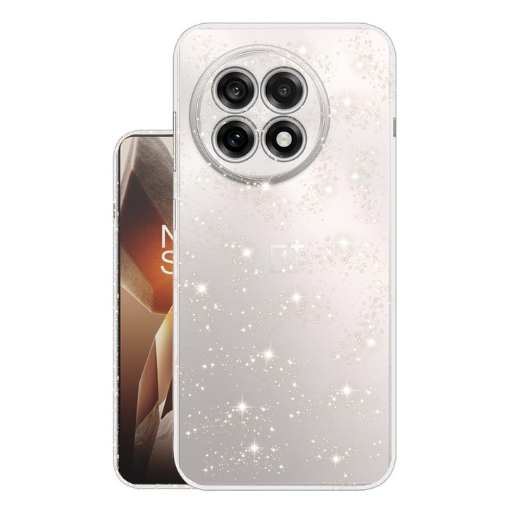 Кейс за oneplus 13r - sparkleskin premium - прозрачен