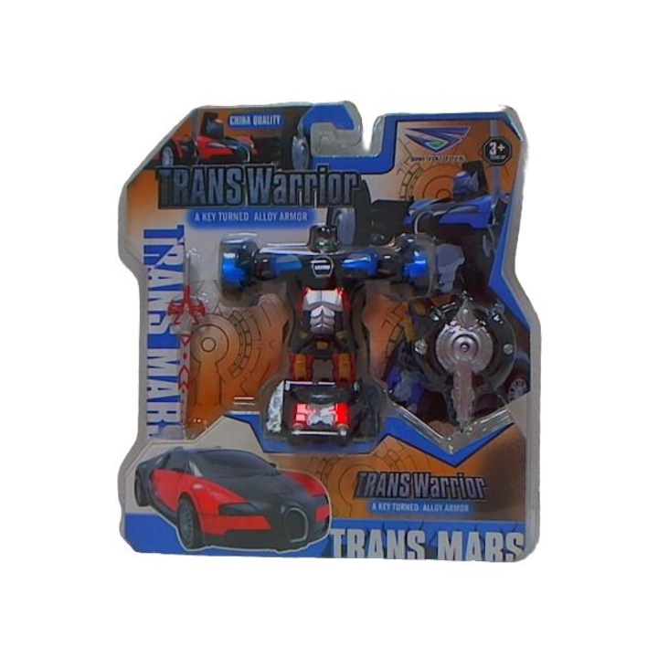 Играчка трансформер, синьо/черно, 3+ години