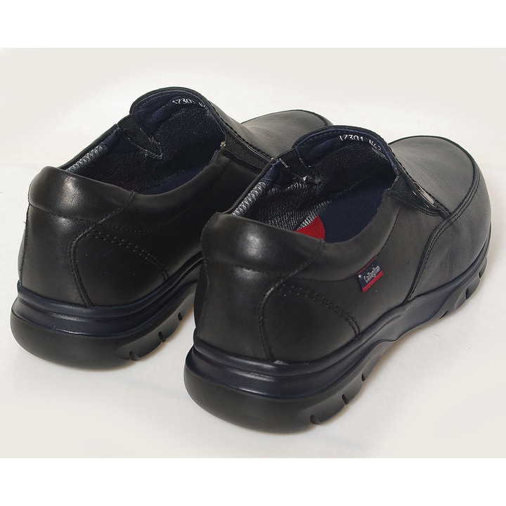 Mocasini barbati Callaghan, piele, negru, marime 45 EU