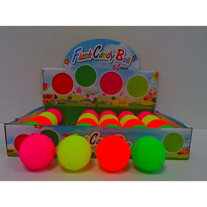 Комплект цветни светещи топки от 24 части, интерактивни детски играчки