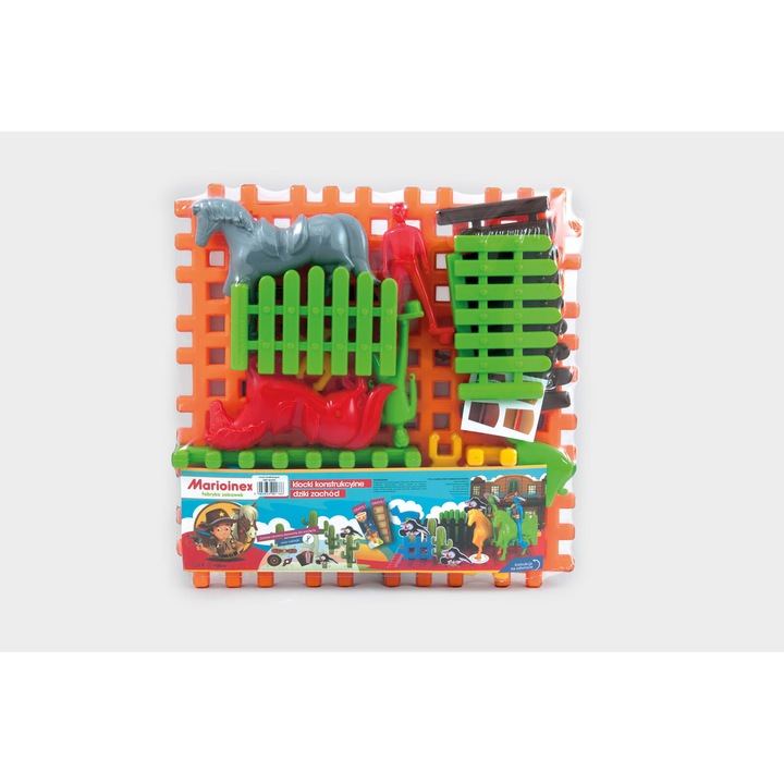 Конструктори Marioinex Dziki Zachod, 01786, многоцветни, за развитие на креативността
