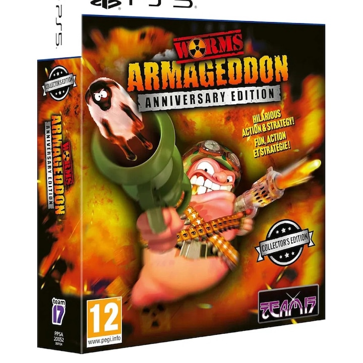Worms Armageddon Anniversary Collector's Edition Playstation 5 Játékszoftver