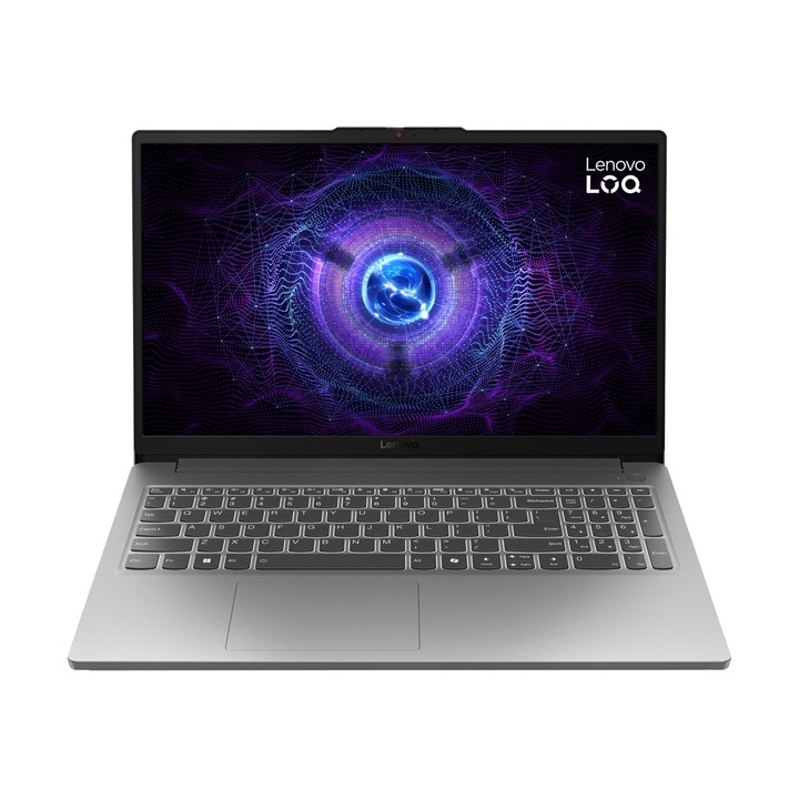 Lenovo LOQ Laptop, 15,6" Full HD, Intel® Core™ i5 12450HX 4,4 GHz-ig, 16 GB RAM DDR5 4800, 512 GB SSD, NVIDIA® GeForce® RTX 2050 4 GB, Free Dos, Luna Grey DDR5