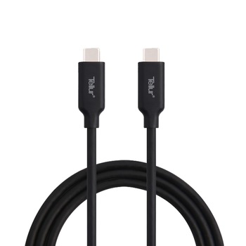 Cablu de date Tellur, 2 x USB Type-C, 1m, 5A, Negru Cablu de date Tellur, 2 x USB Type-C, 1m, 5A, Negru
