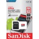 Card de memorie SanDisk Micro SD Ultra A1, 64GB, Class 10, Full HD