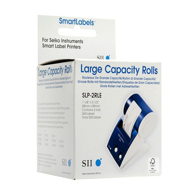Etichete Seiko SLP-2RLE hartie alba 36mm x 89mm