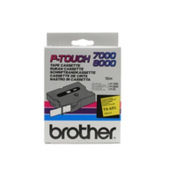 Banda continua laminata Brother TX651, 24mm, 15m Banda continua laminata Brother TX651, 24mm, 15m