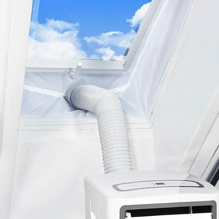 Kit de etansare pentru fereastra, accesorii aparate climatizare, 56Vingt, usor de instalat, dimensiuni 4Mx56cm