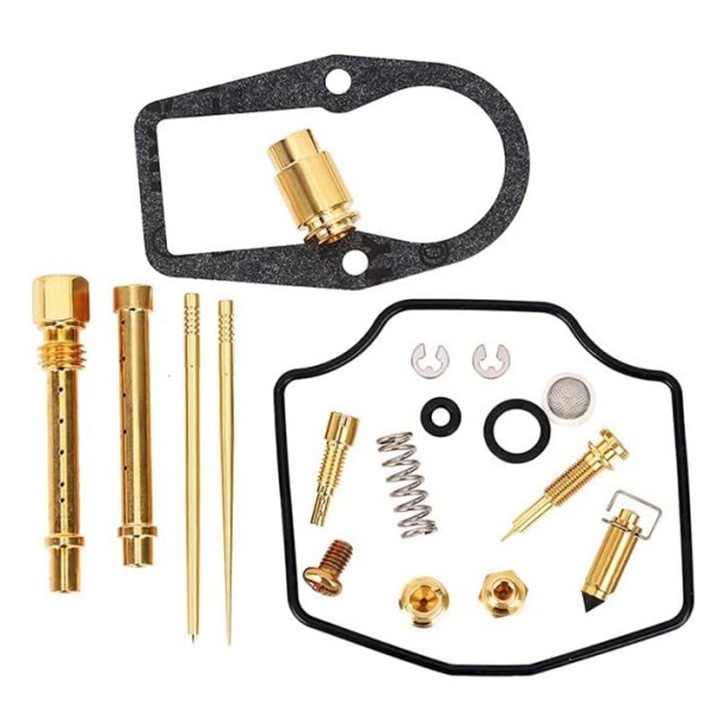 Kit de reparare carburator motocicleta, accesorii, pentru Yamaha XT 600E XT 600K, metal si cauciuc, usor de instalat