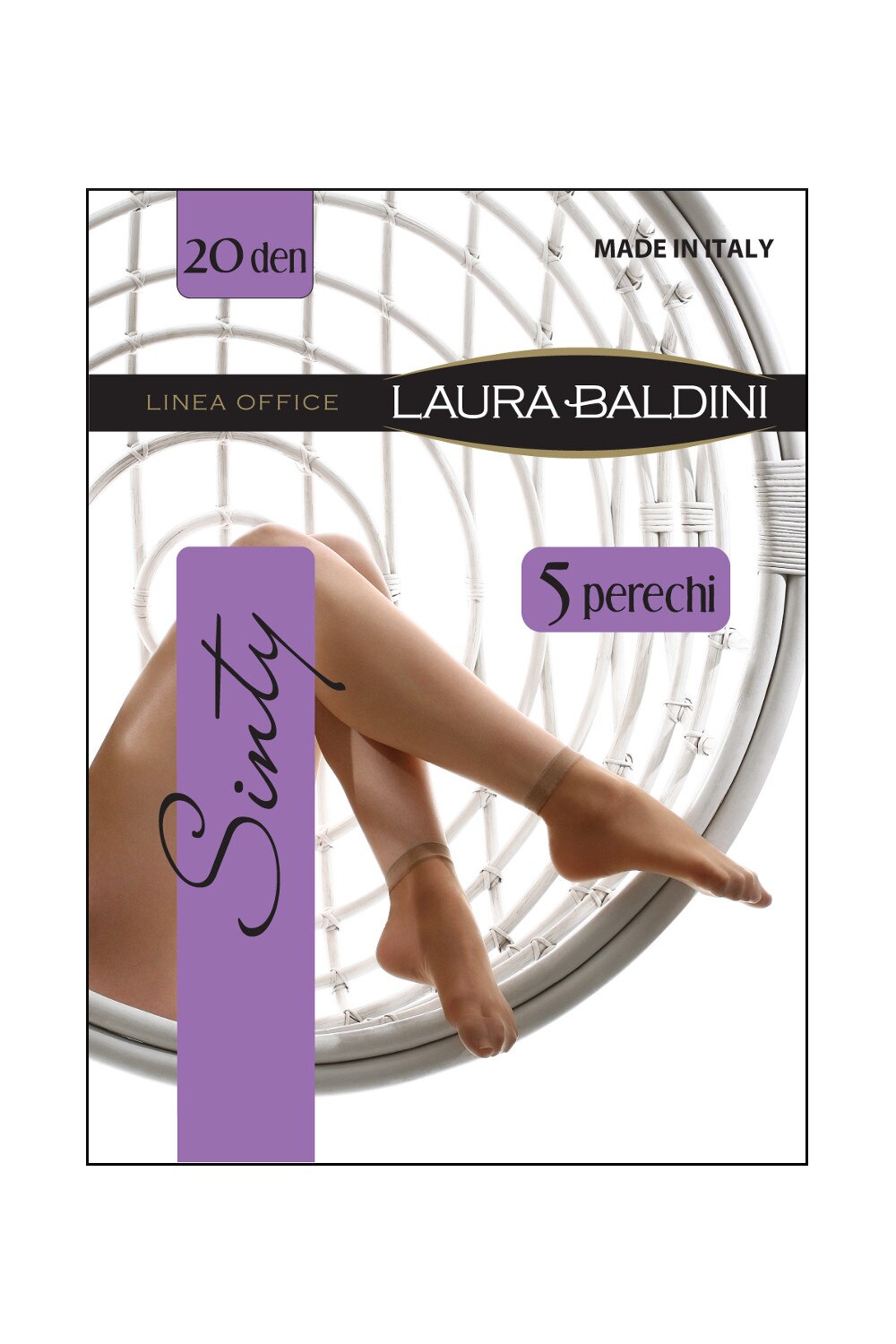 Sosete Sinty 20 Den, Laura Baldini, Bej, 35-39