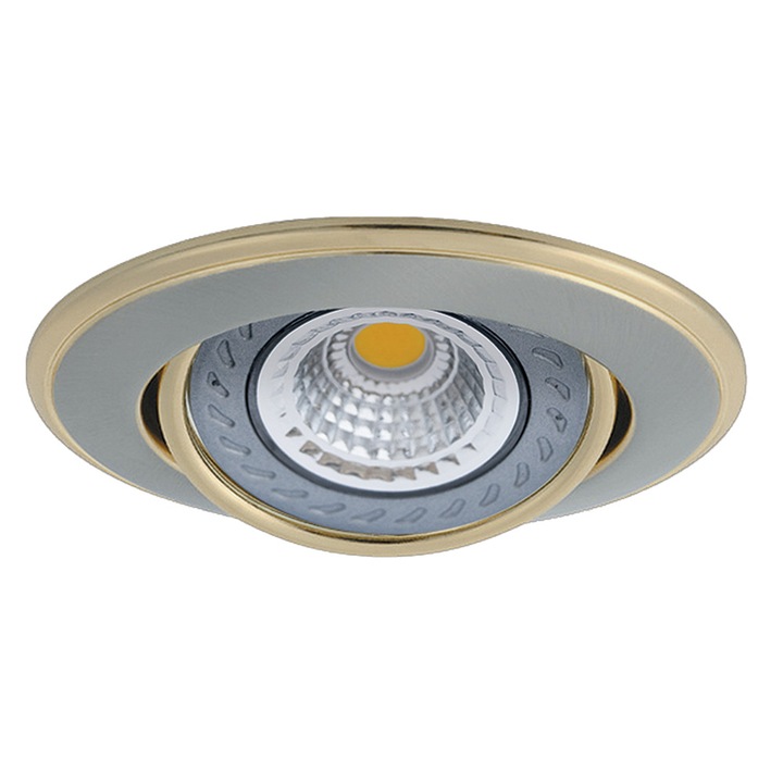 Corp de iluminat incastrat VIVALUX SL315 BLAKE nichel satinat cu auriu