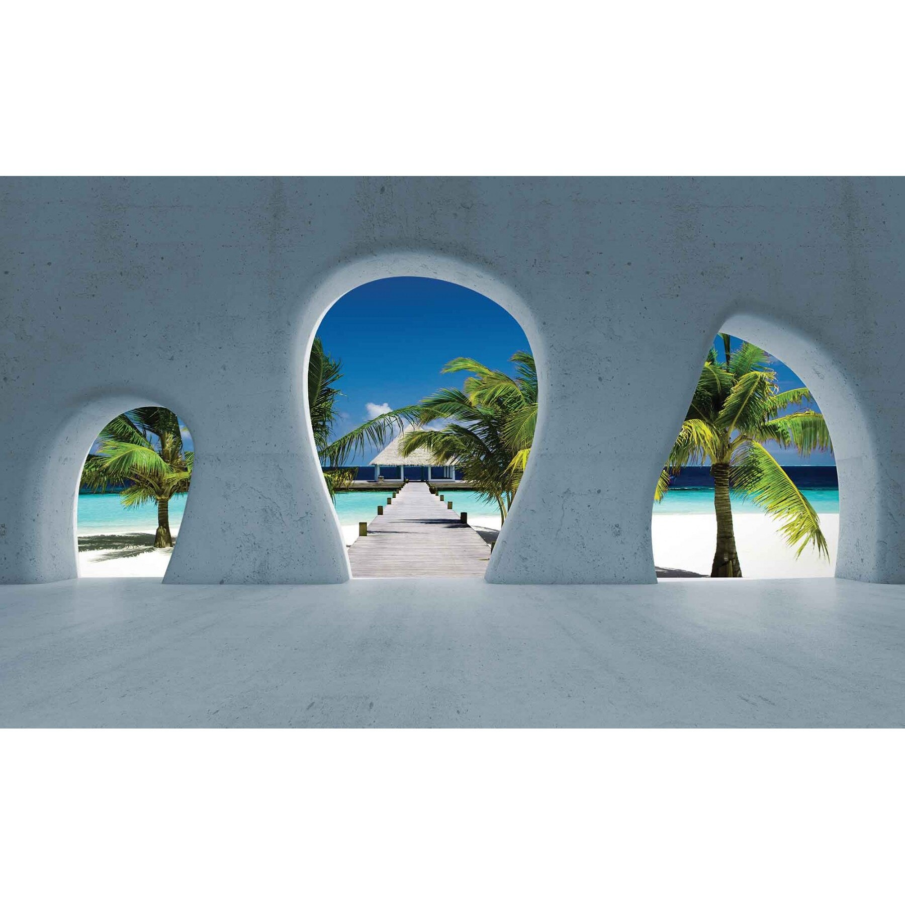 Fototapet DEGRETS 83512 Insula tropicala 254x368cm