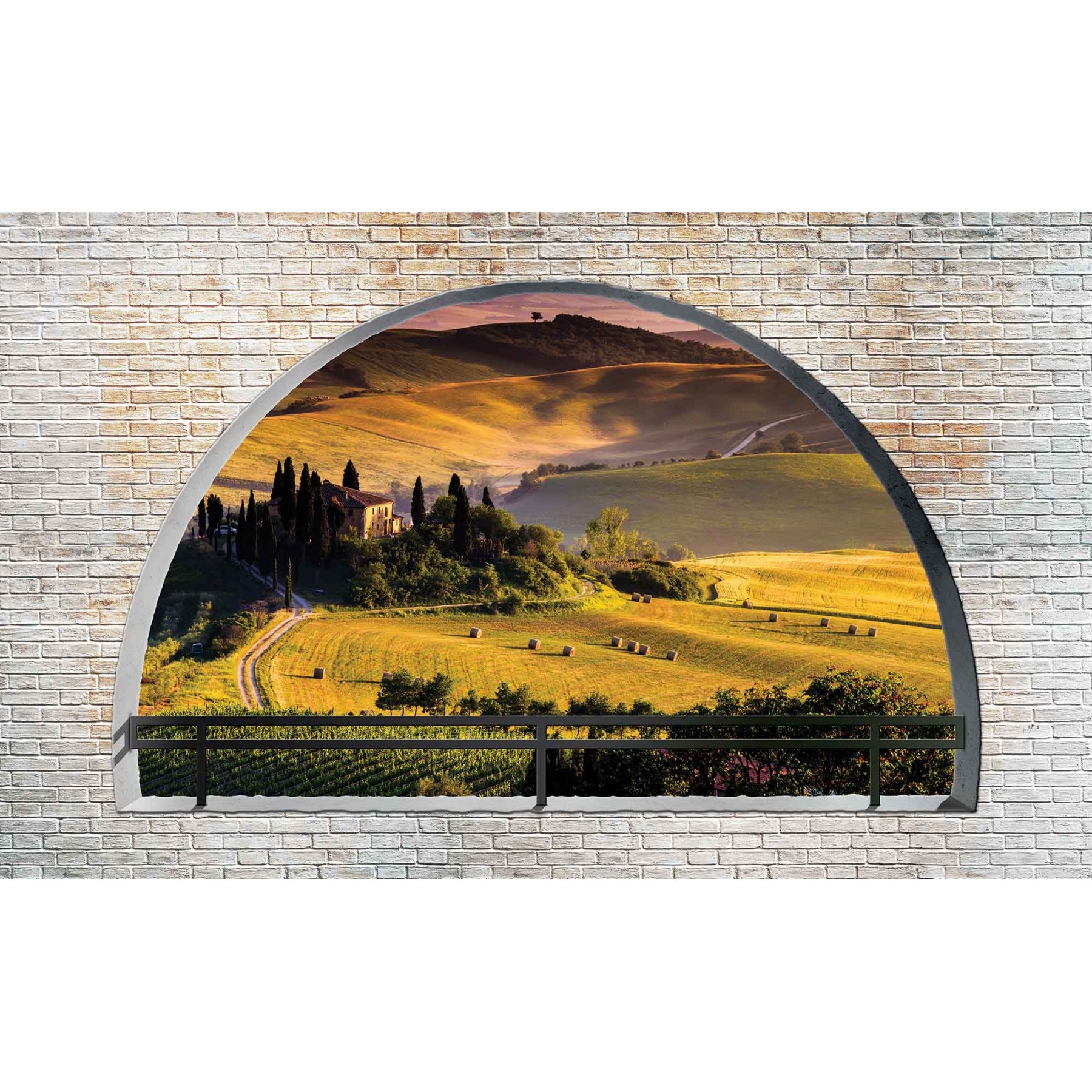 Fototapet DEGRETS 83518 Curcubeu natural 254x368cm