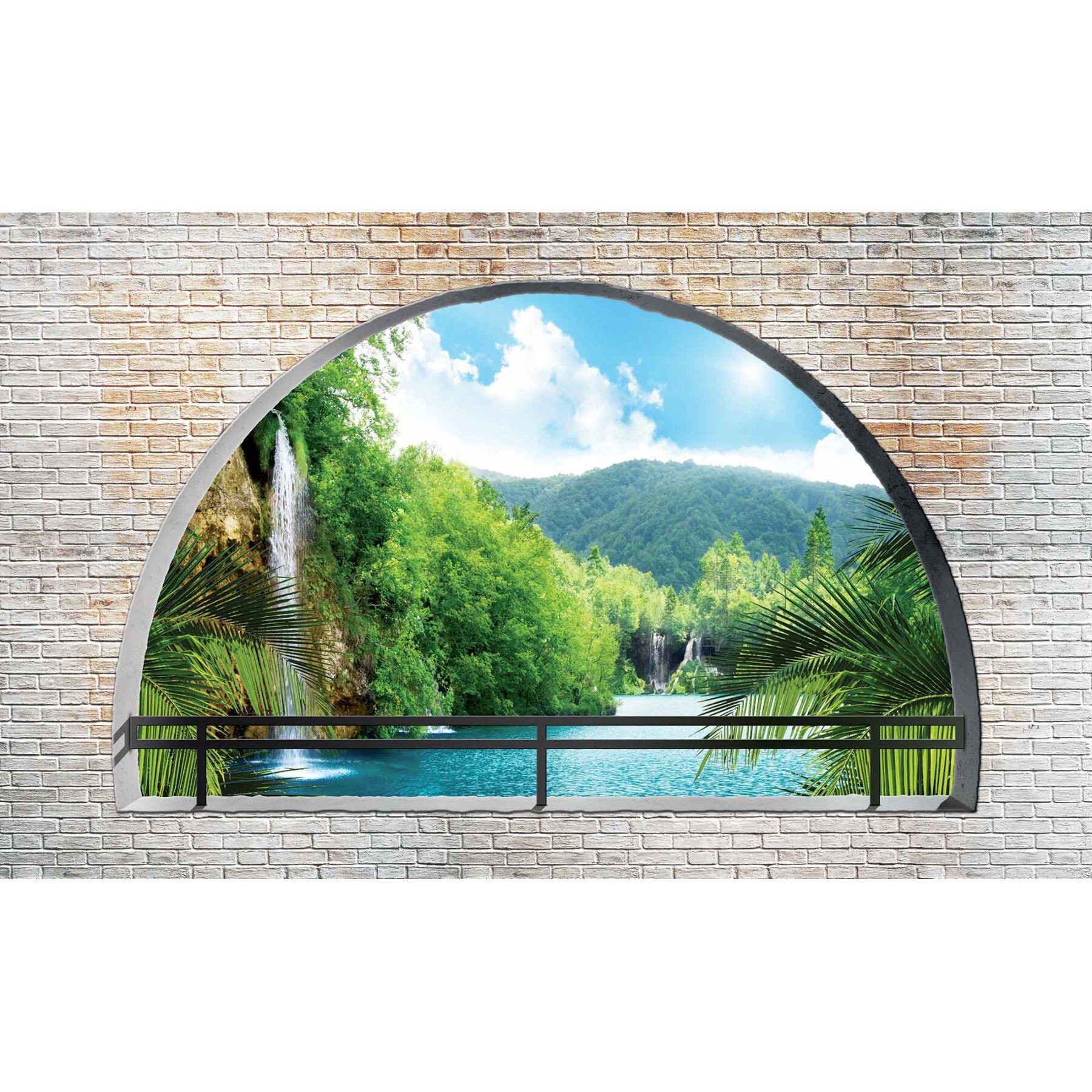 Fototapet DEGRETS 83521 Panorama cascada 254x368cm