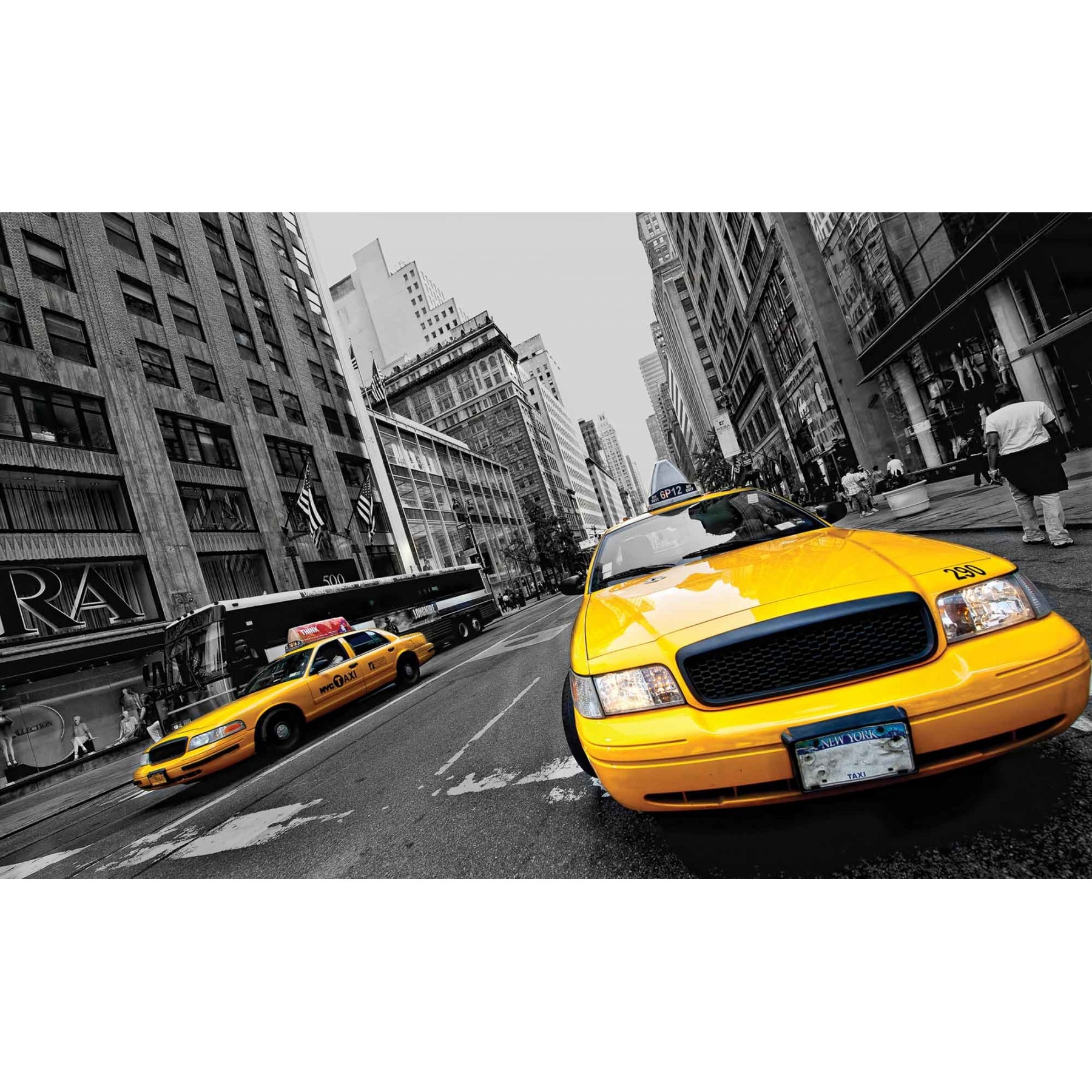 Fototapet DEGRETS 83526 Taxi in New York 1 184x254cm