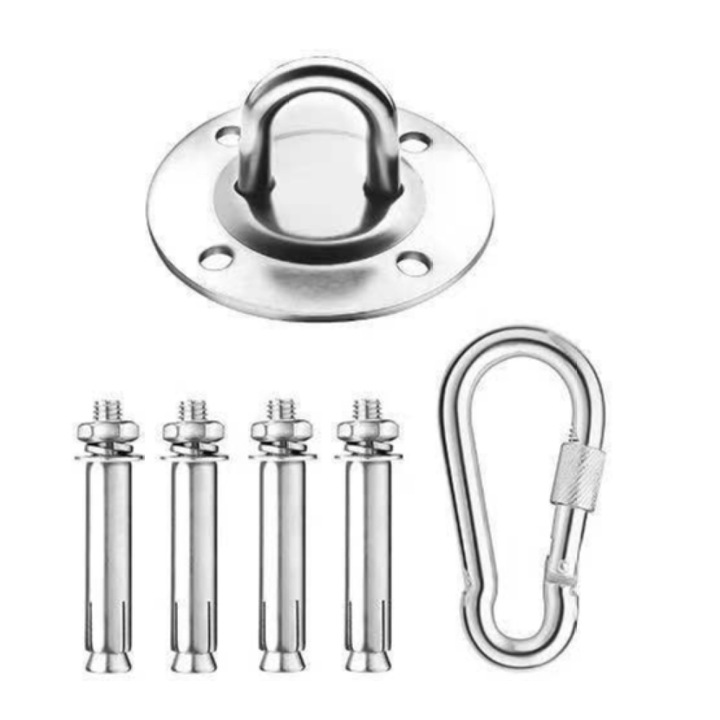 Suport de tavan pentru agatat saci de box, surub de expansiune din otel inoxidabil sustine antrenament multifunctional, suport de montare pe tavan de perete pentru suspensie acasa