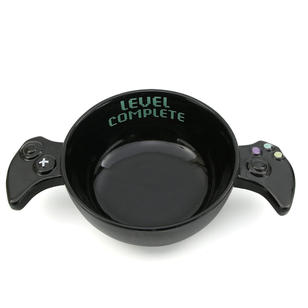 Bol Gamer, Capacitate 450 ml, Negru