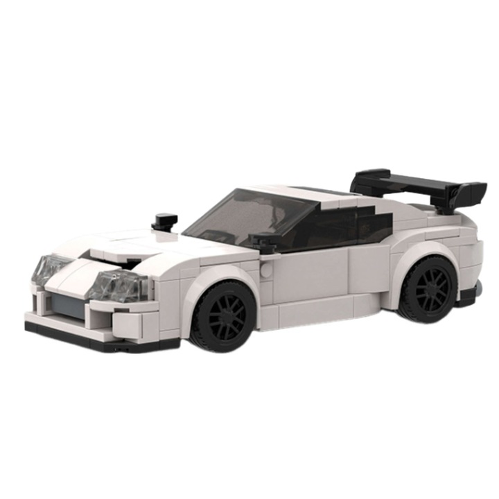 Set de constructie Enforose, masina de curse MK4, 200-400 piese, usor de asamblat, multicolor, pentru copii 7-14 ani