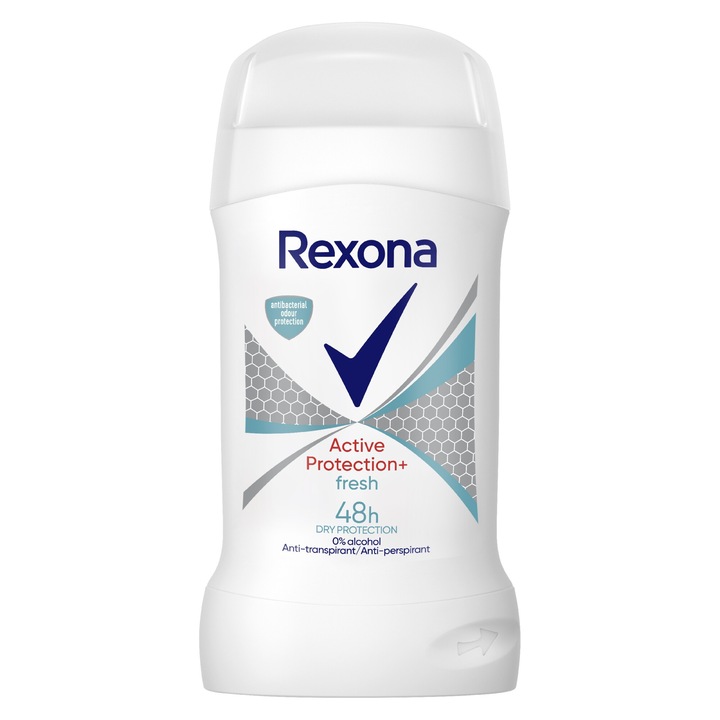 Deodorant antiperspirant REXONA Active Protection Fresh 50 ml, formula antibacteriana, protectie 48 ore
