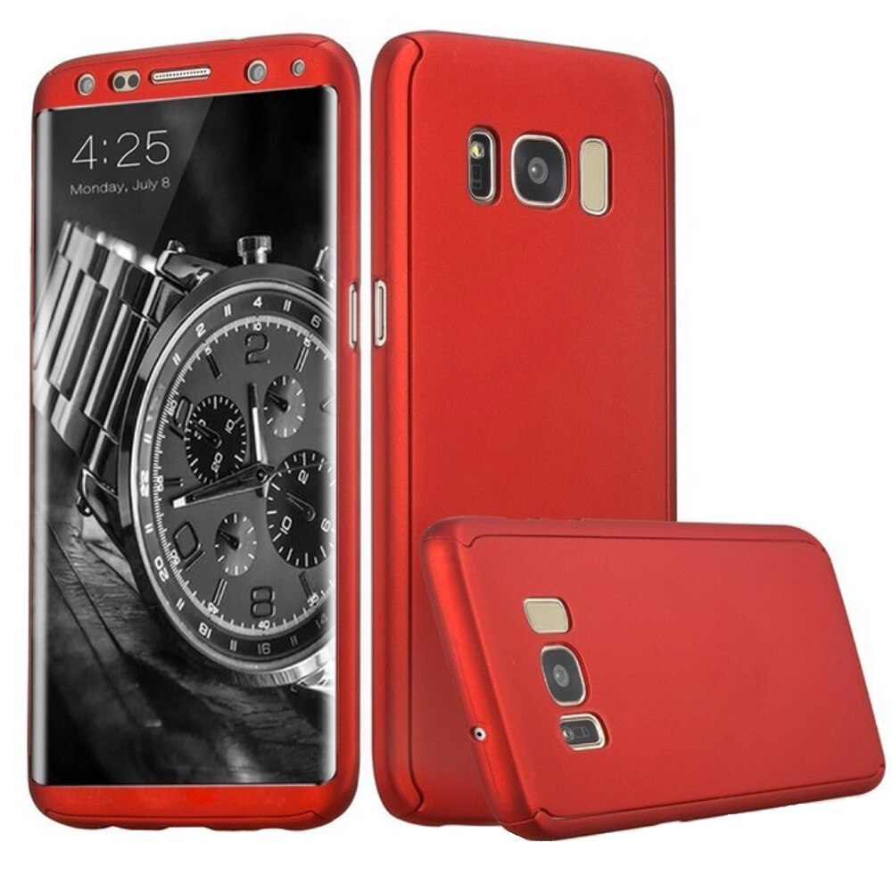 Husa 360° Matte Premium Samsung Galaxy S8, Red