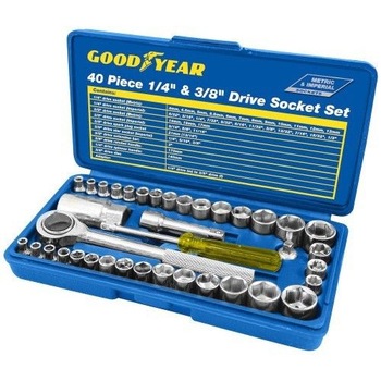 Trusa tubulare profesionala GOODYEAR 40 piese Trusa tubulare profesionala GOODYEAR 40 piese