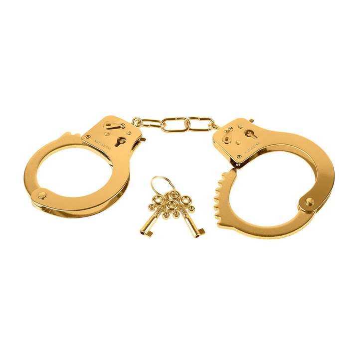 Белезници Pipedream Fetish Fantasy, Метални, Златисто