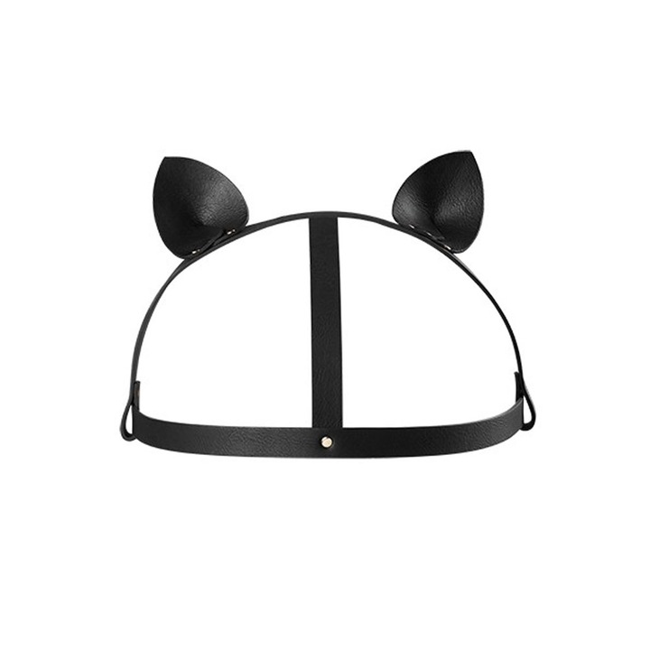 Urechi de pisica Bijoux Indiscrets MAZE, Negru