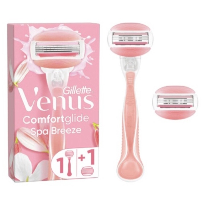 Gillette Venus Comfortglide Spa Breeze Classic borotva, 3 penge, kenőgéllel, 1 db + 2 cserefej
