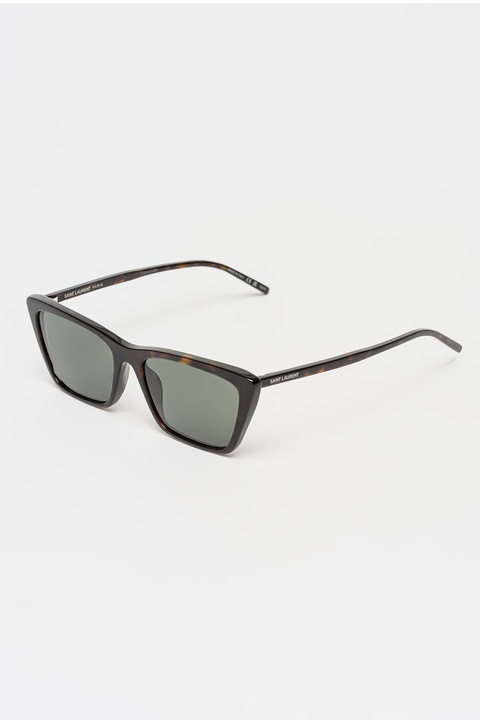 Saint Laurent, Ochelari de soare cat-eye cu lentile uni, Maro, 54-16-145